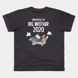 Promoted to Big Brother 2020 loves flying Airplane Kids T-Shirt